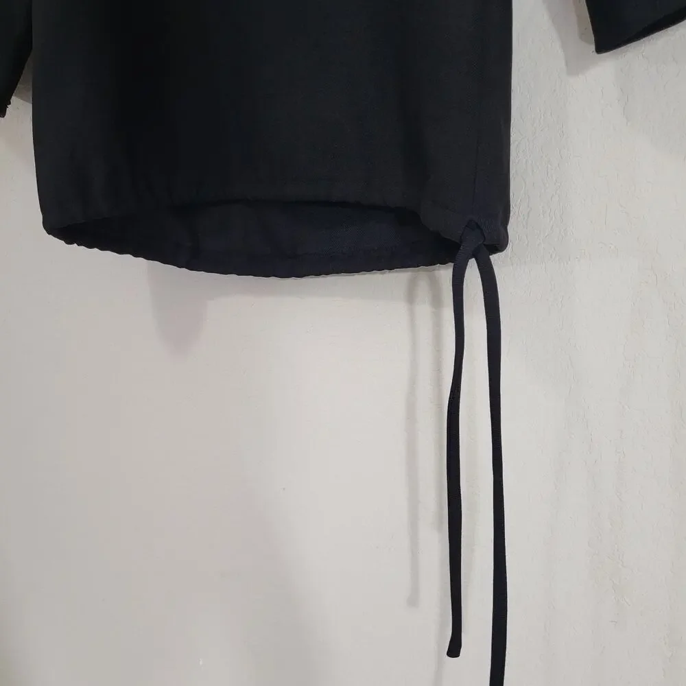 Vintage Top 70s 80s Corinth Street Womens S / M Black Made USA ILGWU Union - Picture 8 of 12